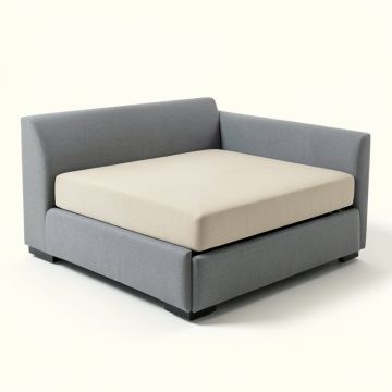 Jaiyon Modern And Contemporary Transitional Grey Fabric Upholstered Twin Size Daybed With Trundle (synthetic illustration; no displayed measurements)