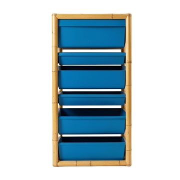Cedar Bridge Empty Vertical Garden Frame - Blue