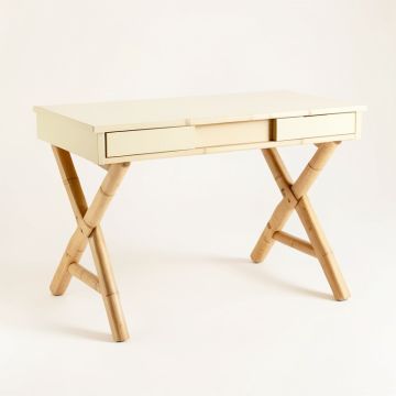 Hazel Bridge Writing Desk - Cream (synthetic illustration; no displayed measurements)