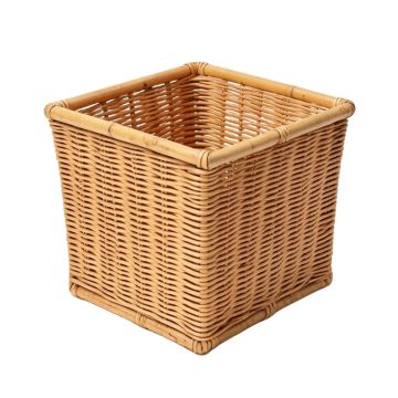 Rectangle Bamboo Hamper Laundry Basket