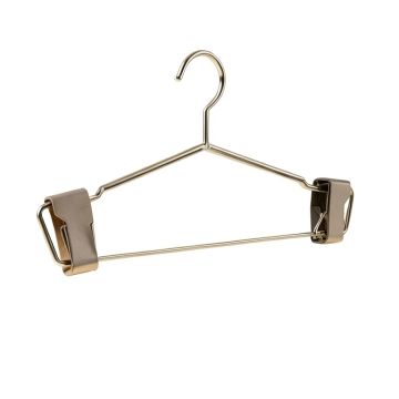 Bottom Hanger With Adjustable Cushion Clips For Skirt/Pants