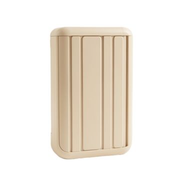 Elm Crest Narrow Outdoor Storage Bench - Beige