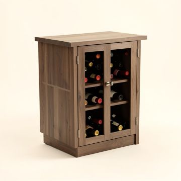 Wimmer Bar With Wine Storage (synthetic illustration; no displayed measurements)