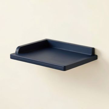 Maple Bend Wall-Mounted Cat Perch - Navy (synthetic illustration; no displayed measurements)