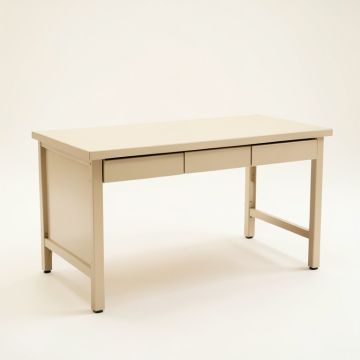 Ash Brook Empty Workshop Workbench - Beige (synthetic illustration; no displayed measurements)