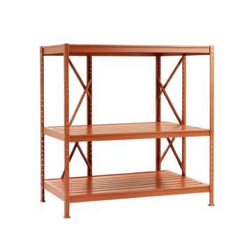 Stone Bridge Empty Seed-Starting Shelving Unit Without Lights - Terracotta