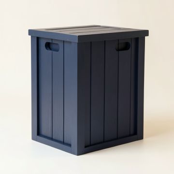 Alder Bridge Closed Outdoor Storage Box - Navy (synthetic illustration; no displayed measurements)