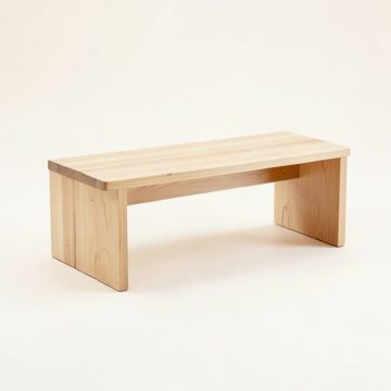 North Adams Solid Wood Bench (synthetic illustration; no displayed measurements)