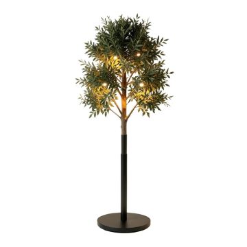 Brightech Tree Led Spotlight Super Bright 3 Light Standing Floor Lamp , Jet Black