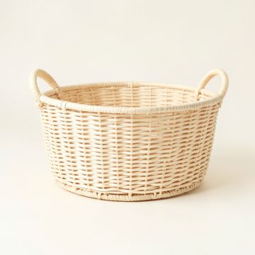 Dune Bridge Empty Storage Basket - Ivory (synthetic illustration; no displayed measurements)