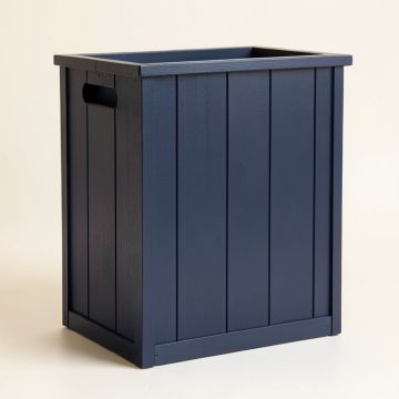 Holly Branch Closed Outdoor Storage Box - Navy (synthetic illustration; no displayed measurements)