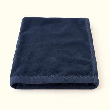 Alder Edge Bath Towel - Navy (synthetic illustration; no displayed measurements)