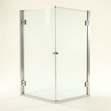 Flex 56-60 In . W X 72 In . H Semi-Frameless Pivot Shower Door (synthetic illustration; no displayed measurements)