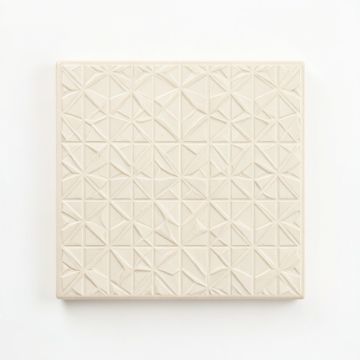 Harbor Canyon Uninstalled Square Decorative Tile - Cream (synthetic illustration; no displayed measurements)