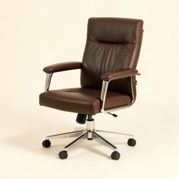 Office Ergonomic Faux Leather Executive Chair (synthetic illustration; no displayed measurements)