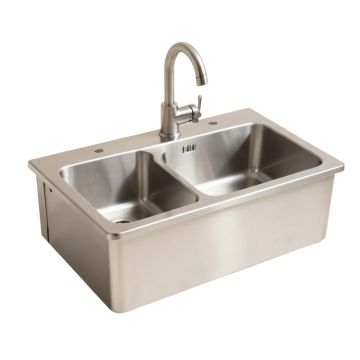 Vault 36 '' L X 24 '' W Double Basins Farmhouse Kitchen Sink