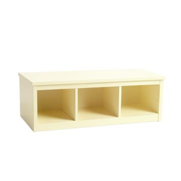 Cove Brook Shoe Storage Bench - Ivory