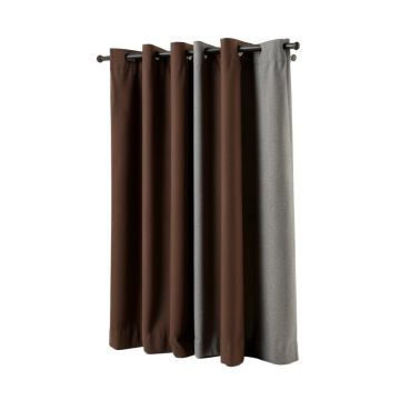 Headland Solid Blackout Thermal Grommet Single Curtain Panel