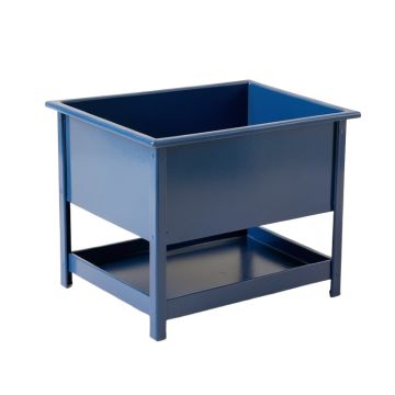 Harbor Crest Empty Raised Planter - Blue