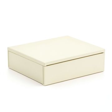 Olive Field Desktop Monitor Riser - Ivory (synthetic illustration; no displayed measurements)
