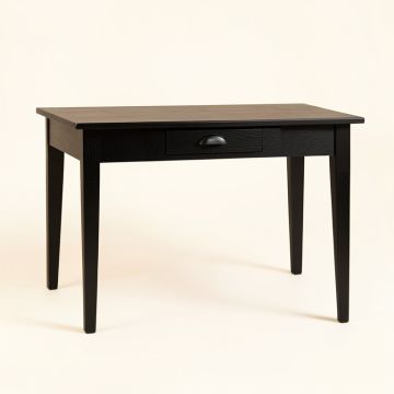 Bay Crest Writing Desk - Black (synthetic illustration; no displayed measurements)