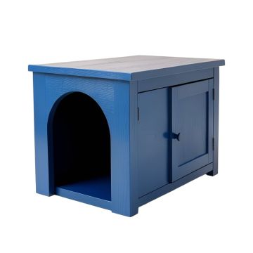 Harbor Bend Empty Furniture-Style Litter Enclosure - Blue