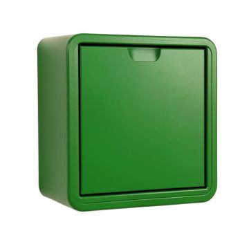 Slate Branch Wall-Mounted Laundry Cabinet - Green