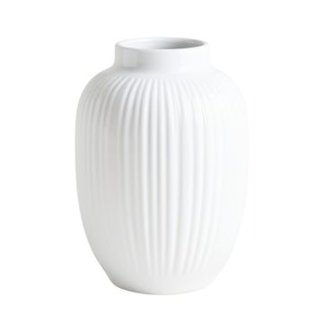 Rowan Crest Empty Decorative Vase - White