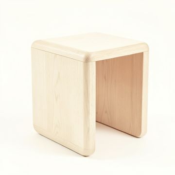 Hazel Edge Side Table - Ivory (synthetic illustration; no displayed measurements)