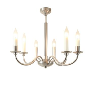 Junkins 6 - Light Candle Style Drum Chandelier