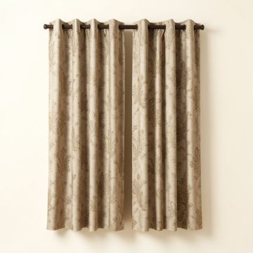 Kassie Damask Room Darkening Thermal Grommet Curtain Panels (synthetic illustration; no displayed measurements)