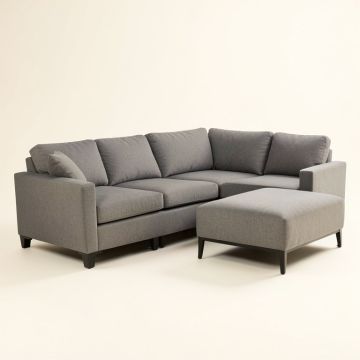 Cazenovia 73 '' Wide Reversible Sofa & Chaise With Ottoman (synthetic illustration; no displayed measurements)