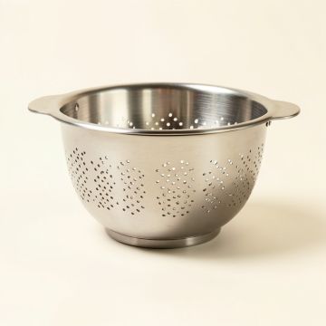Starcraft German Stainless Steel 8 Quart Colander (synthetic illustration; no displayed measurements)