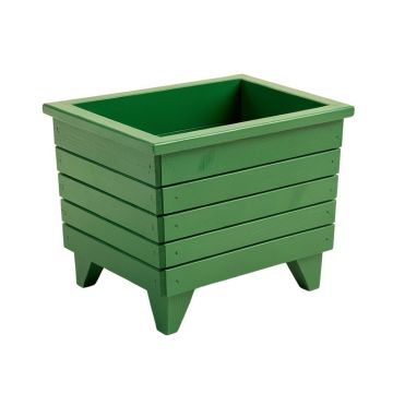 Shore Bridge Empty Raised Planter - Green