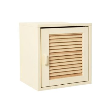 Linden Edge Wall-Mounted Entry Cabinet - Cream