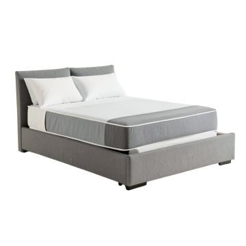 Twin Size Platform Bed With Adjustable Trundle