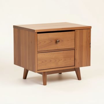 Seville Mid-Century 1 Drawer Nightstand (synthetic illustration; no displayed measurements)