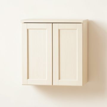 Willow Bridge Wall-Mounted Laundry Cabinet - Ivory (synthetic illustration; no displayed measurements)