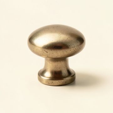 Edwardian 1 1/4 '' Diameter Mushroom Knob (synthetic illustration; no displayed measurements)
