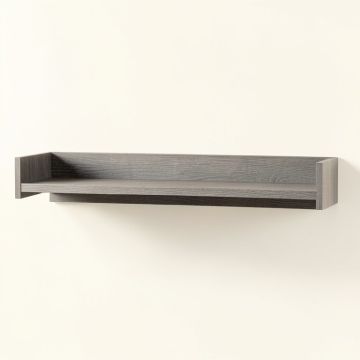 Birch Canyon Wall-Mounted Shelf - Gray (synthetic illustration; no displayed measurements)