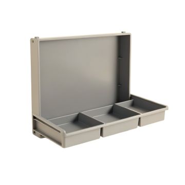 Shore Brook Empty Wall-Mounted Tool Organizer Panel - Gray
