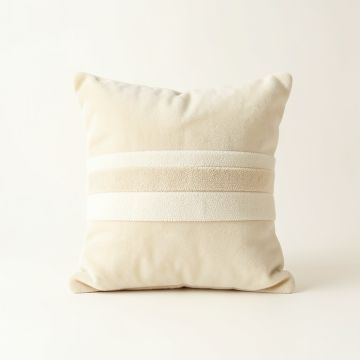 Flint Bridge Filled Accent Pillow - Cream (synthetic illustration; no displayed measurements)