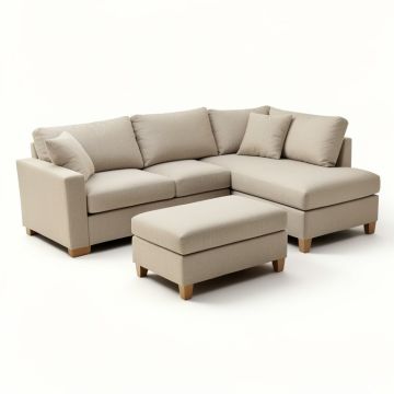 81 '' Wide Reversible Sofa & Chaise With Ottoman (synthetic illustration; no displayed measurements)