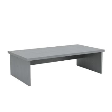 Fern Bend Desktop Monitor Riser - Gray (synthetic illustration; no displayed measurements)