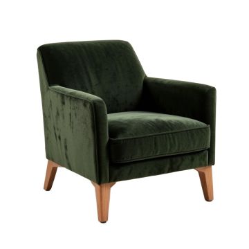 26 '' Wide Velvet Armchair