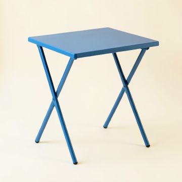 Olive Brook Compact Balcony Table - Blue (synthetic illustration; no displayed measurements)