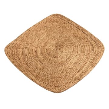 Hand Braided Jute/Sisal Tan Area Rug
