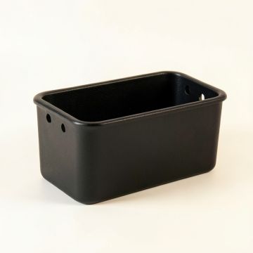 Dawn Bridge Empty Railing Planter With Integral Brackets - Black (synthetic illustration; no displayed measurements)