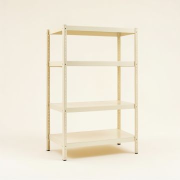 Linden Bridge Empty Seed-Starting Shelving Unit Without Lights - Ivory (synthetic illustration; no displayed measurements)