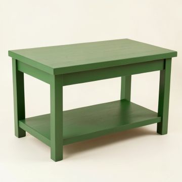 Cliff Bridge Empty Workshop Workbench - Green (synthetic illustration; no displayed measurements)